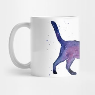 Galaxy Cat Silhouette Mug